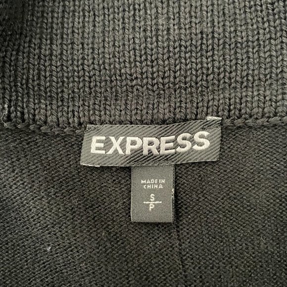 Express Black Sweater Dress - Picture 2 of 3